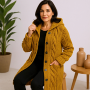 Mia | Stilvoller Damen Strickmantel zeitlos klassisch