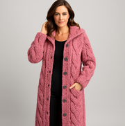 Mia | Stilvoller Damen Strickmantel zeitlos klassisch