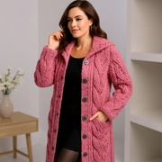 Mia | Stilvoller Damen Strickmantel zeitlos klassisch
