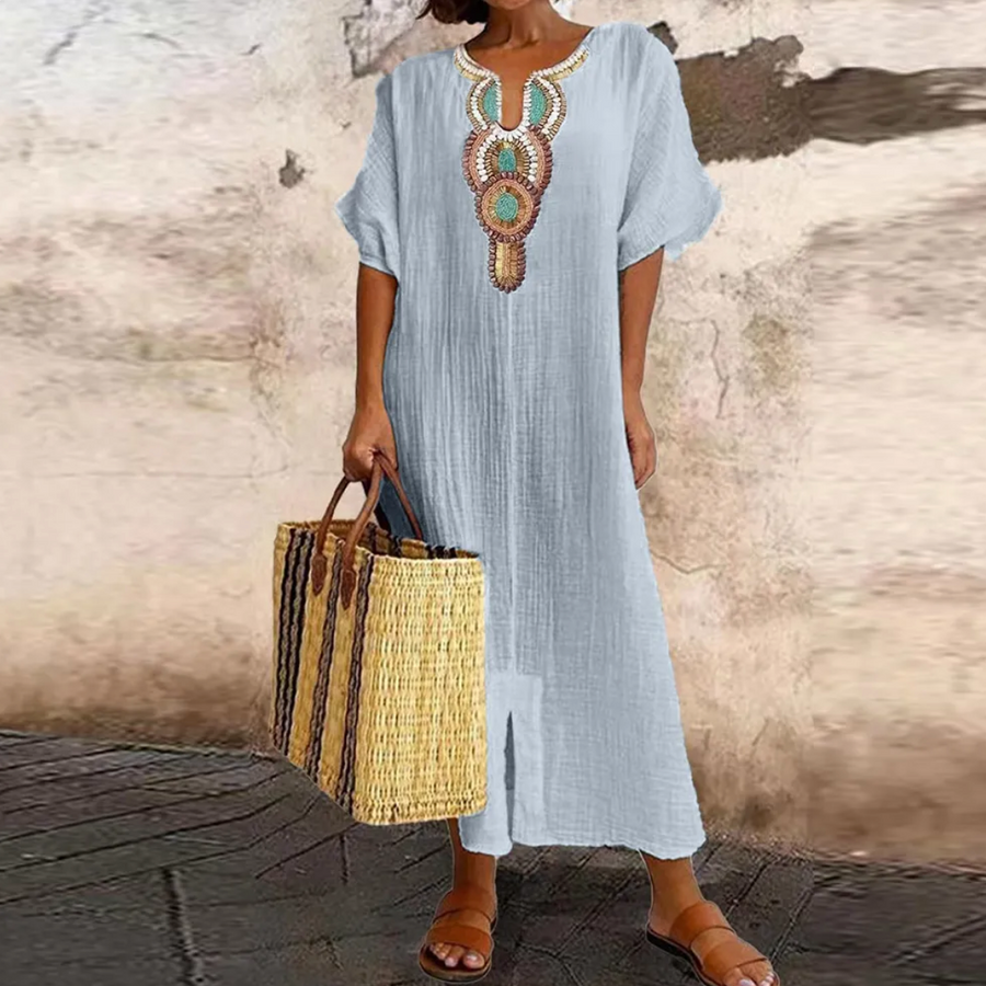 Elegantes Langes Kleid für Frauen im Boho Stil