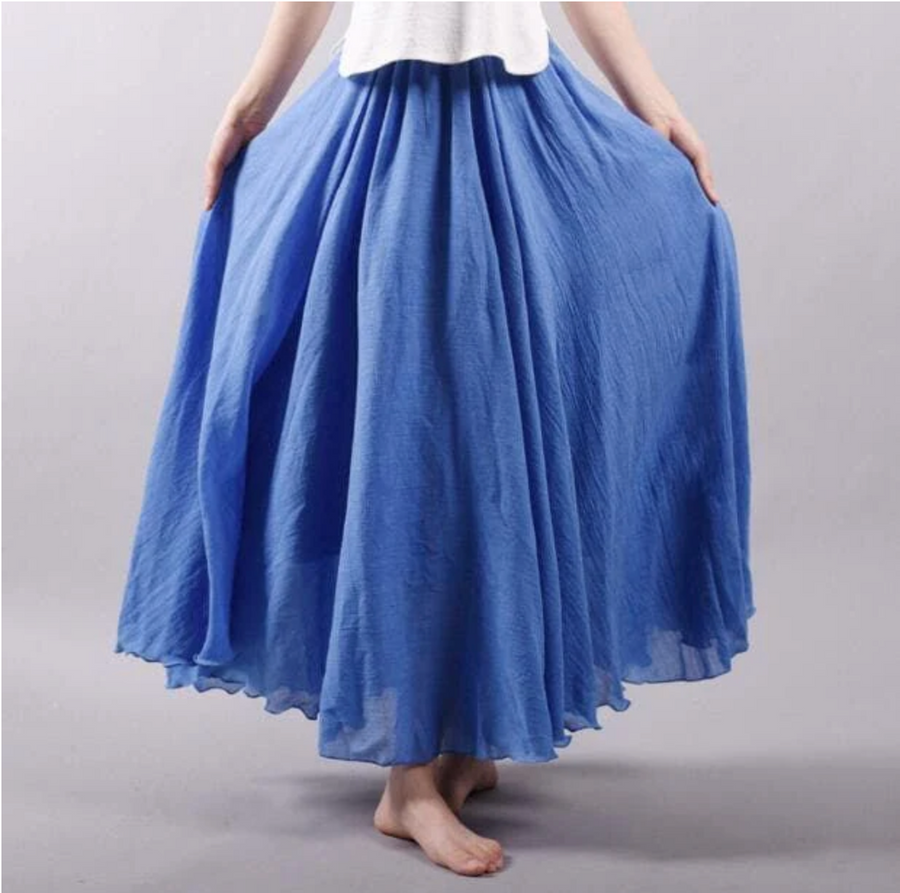 Lena | Luftiger Leinenrock Damen für sommerliche Outfits