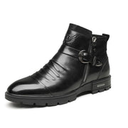 Schwarze Herren Stiefel für Elegante Anlässe