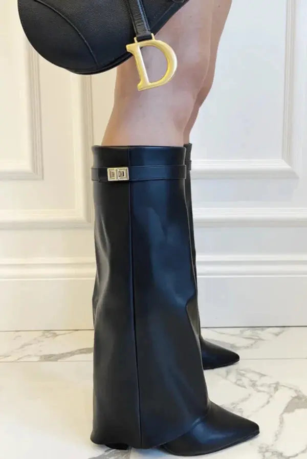 Modische Wildleder-Stiefel für Damen – Beige & stylisch