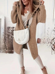 Gemütlich Cardigan für Damen | Mit Kapuze