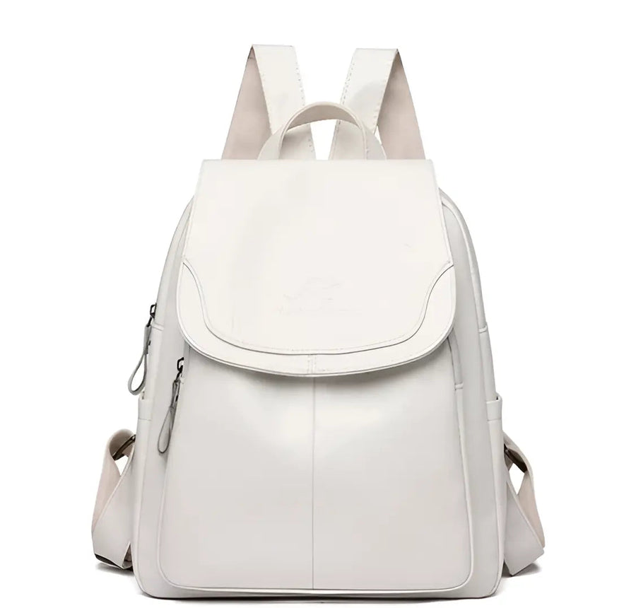 Eleganter Lederrucksack mit großzügigem Stauraum