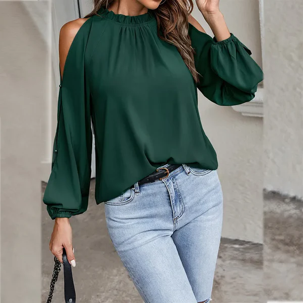 Maxine - stylisches langarm-top