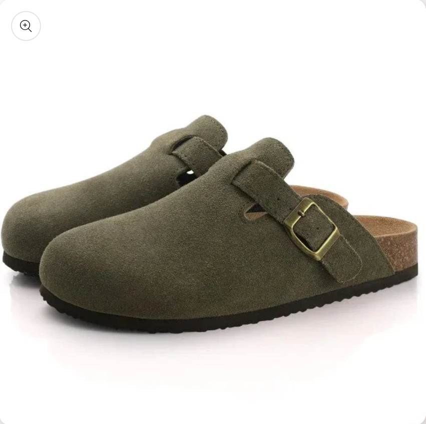Premium unisex leren boston-sandalen - stil und qualität in één