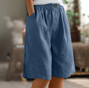 Leichte Shorts für Damen mit elastischem Bund