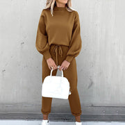 Damen Zweiteiliger Lounge-Set – Bequemer und stylischer Sweater und Jogginghose für Freizeit und Alltag