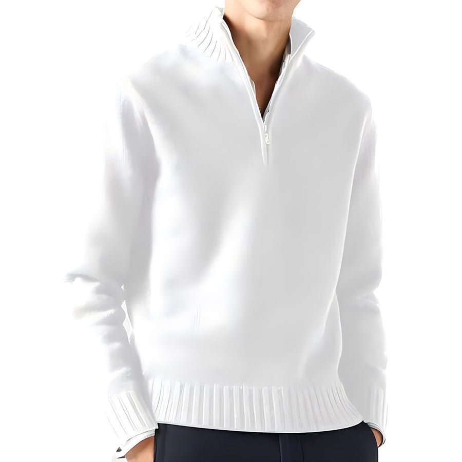 Herbert | Rollkragenpullover mit Reißverschluss