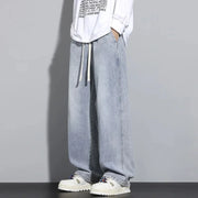 Herren Baggy Jeans | Verstellbarer Kordelzug