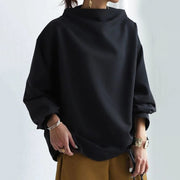Jacqueline | Damen High-Neck Langarmshirt
