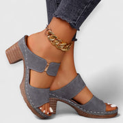 SHARA | Orthopädische Komfortsandalen mit Blockabsatz