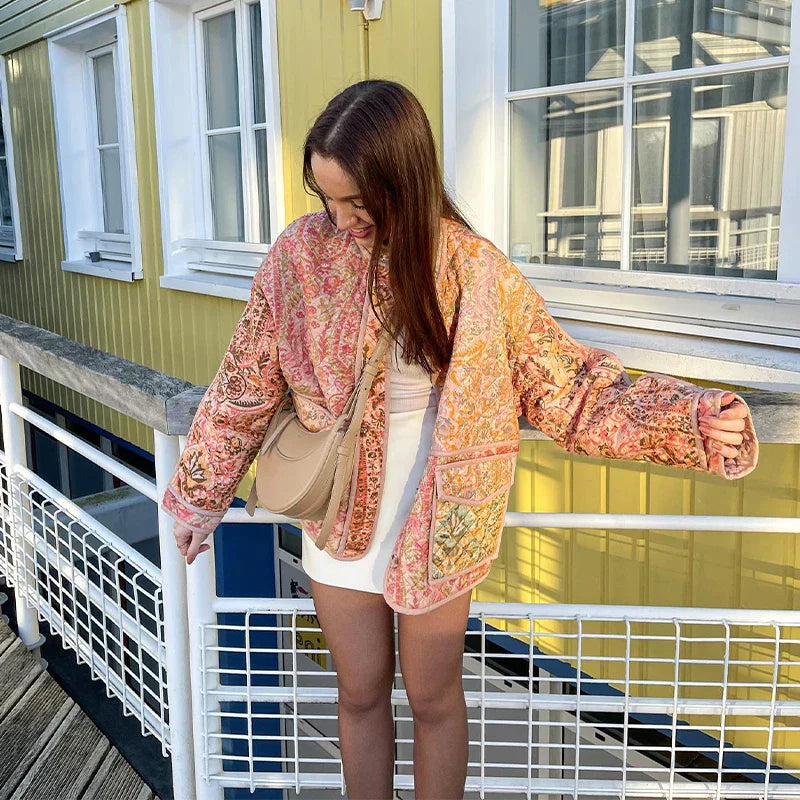 Lisa | Elegante Jacke mit Print und kaschmirweichem Gefühl