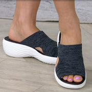 Orthopädische Damensandalen mit verstellbarer Schnalle