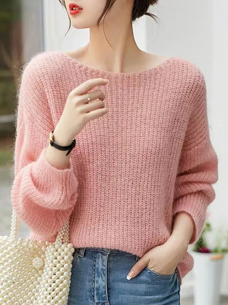 Angelika | Lockerer Pullover mit Kaschmirgefühl