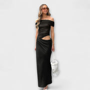 Puss - Asymmetrisches Kleid mit Rüschenschnitt