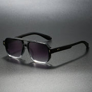 LumeSight – Sonnenbrille Mit Doppelter Brücke Und Eckigem Rahmen