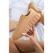 Jana - klobige Plateau-Sneakers | Bequeme Außensohle mit strukturiertem Design