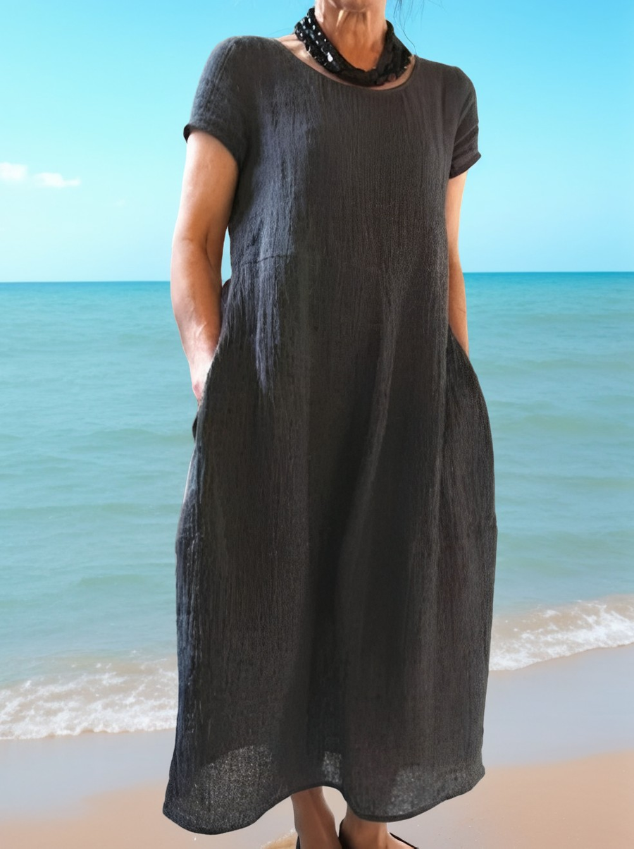 Allie - Lässiges, locker sitzendes Kurzarmkleid für Damen