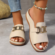SensoLux™ – Elegante Damen Sandalen mit Komfort Keilabsatz