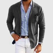 Heidi-Mode | Formeller Herrenblazer mit Reverskragen und Knopftaschen