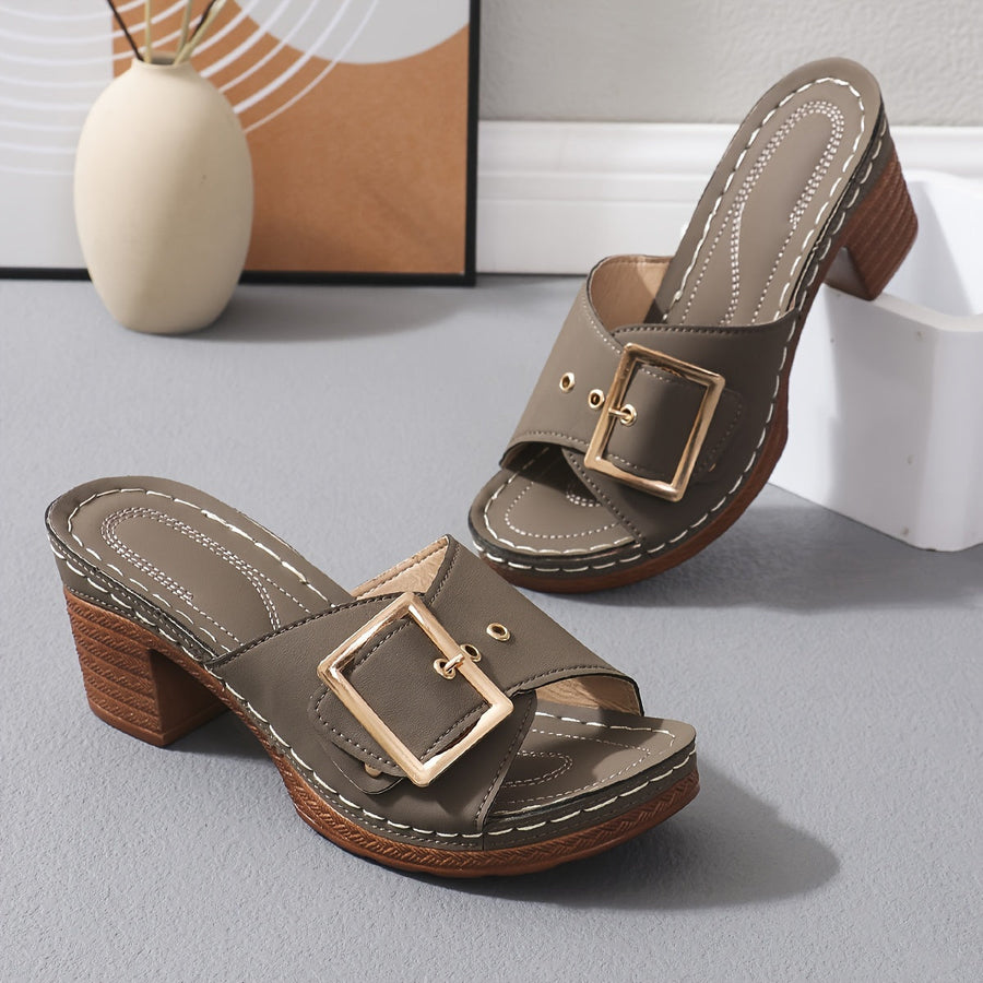 Eleganta™ – Damen Ledersandalen Stilvoll & Komfortabel durch den Sommer