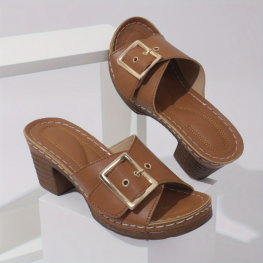 Eleganta™ – Damen Ledersandalen Stilvoll & Komfortabel durch den Sommer
