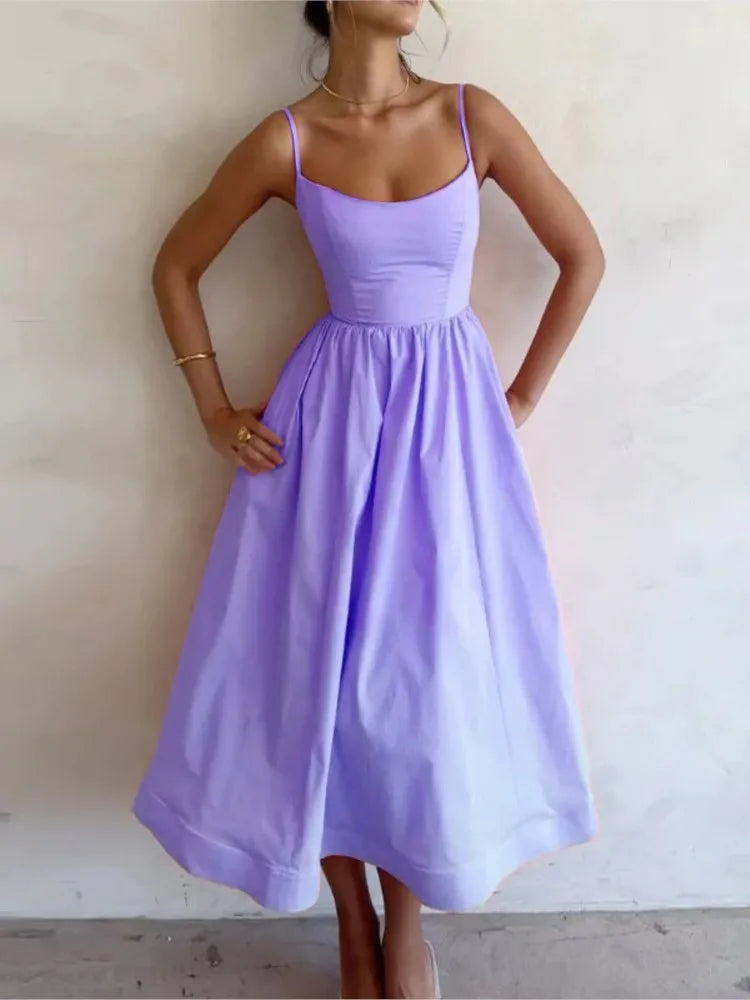 Florales Ärmelloses Maxikleid – Leichter Sommer‑Boho‑Style für Damen