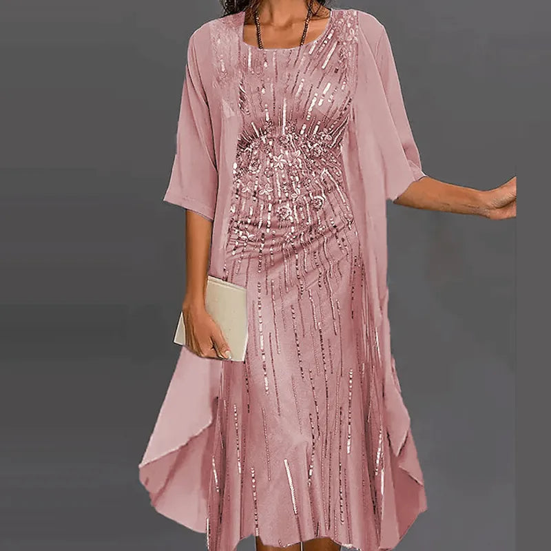 Heidi-Mode | Elegante Individuell Gedrucktes Kleid