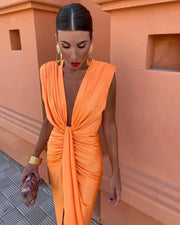 Moriah  | Elegantes plissiertes Kleid