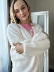Terry Gemütliche Strickjacke