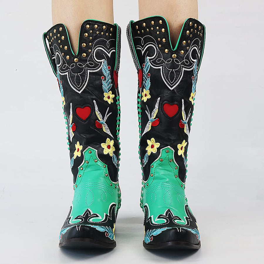 Einzigartige Damen Cowboy-Stiefel - Carmen