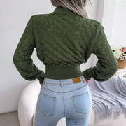 Renee - langärmliger spitzenpullover