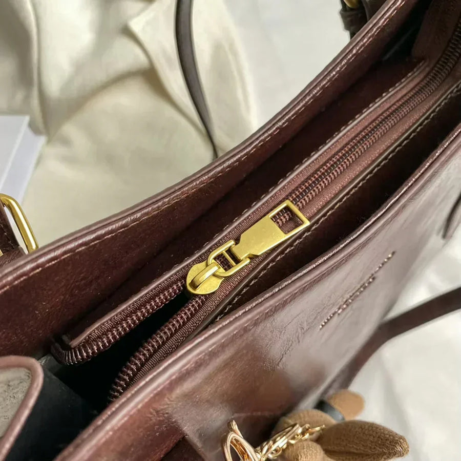 LENA | VINTAGE-UMHÄNGETASCHE AUS VEGANEM LEDER
