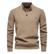 RICCARDO | HERRENPULLOVER MIT KNÖPFEN