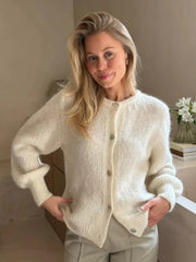 Hazel Weicher Strick-Cardigan