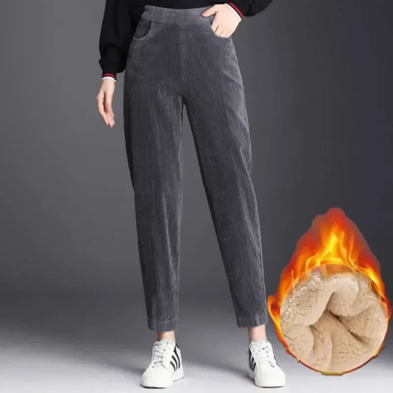 Softy™ – Warme Cordhose mit Hoher Taille für Damen