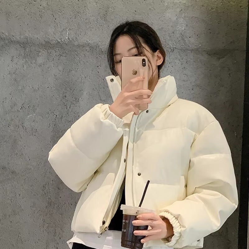 Samantha Kunstleder Steppjacke