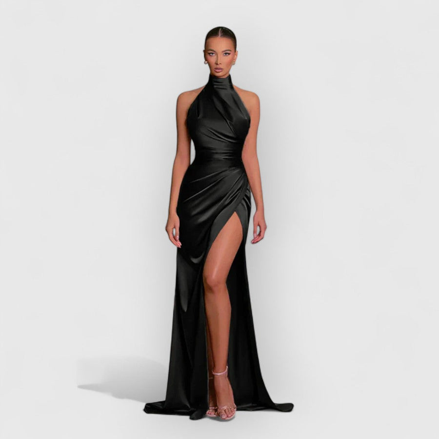 Christine | Elegante Kleid mit Schlitz