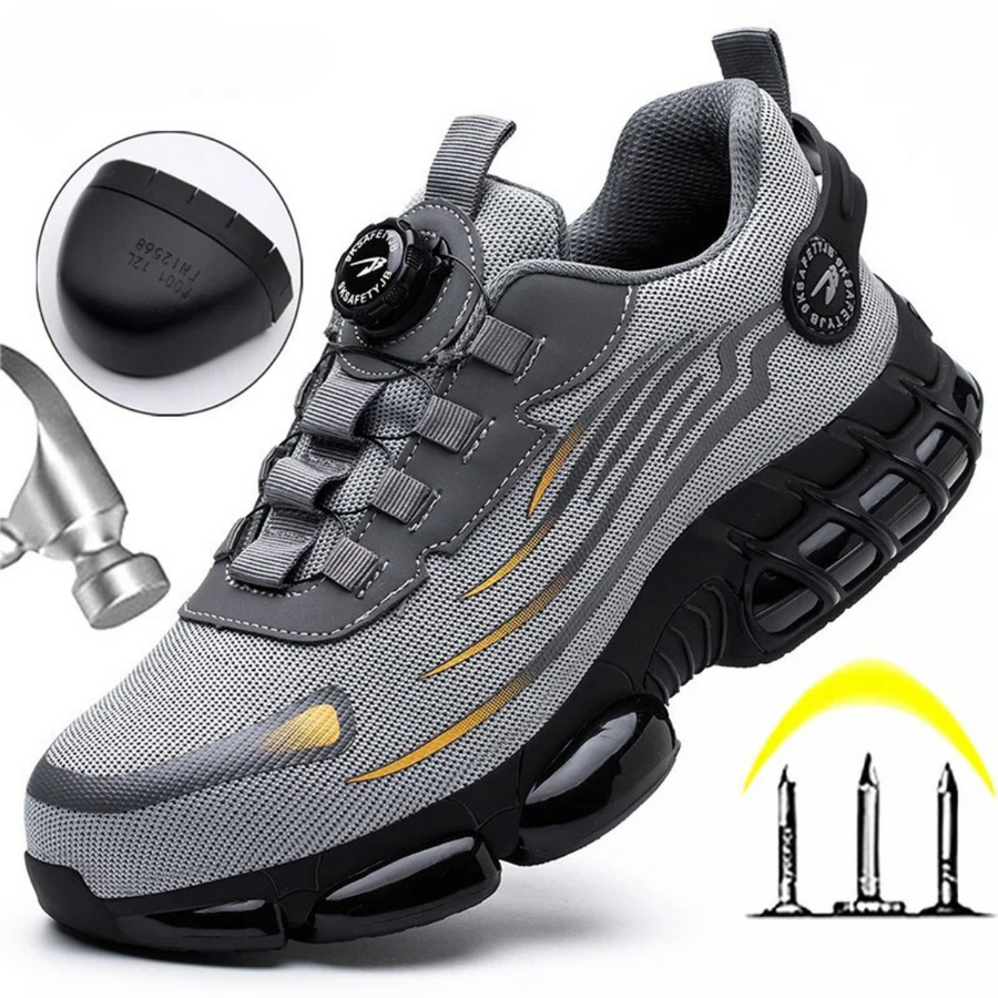 Scarpe antinfortunistiche S3 con puntale in acciaio | scarpe da lavoro uomo leggere e antiscivolo