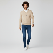 Slim-Fit V-Ausschnitt Pullover - Keanu