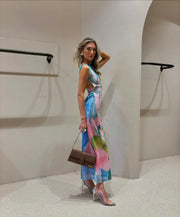 Elegantes Maxikleid aus leichtem Stoff