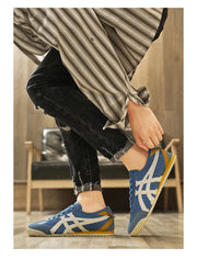 Sneaker Herren | Retro Runner mit Kontraststreifen & Wildleder-Akzenten