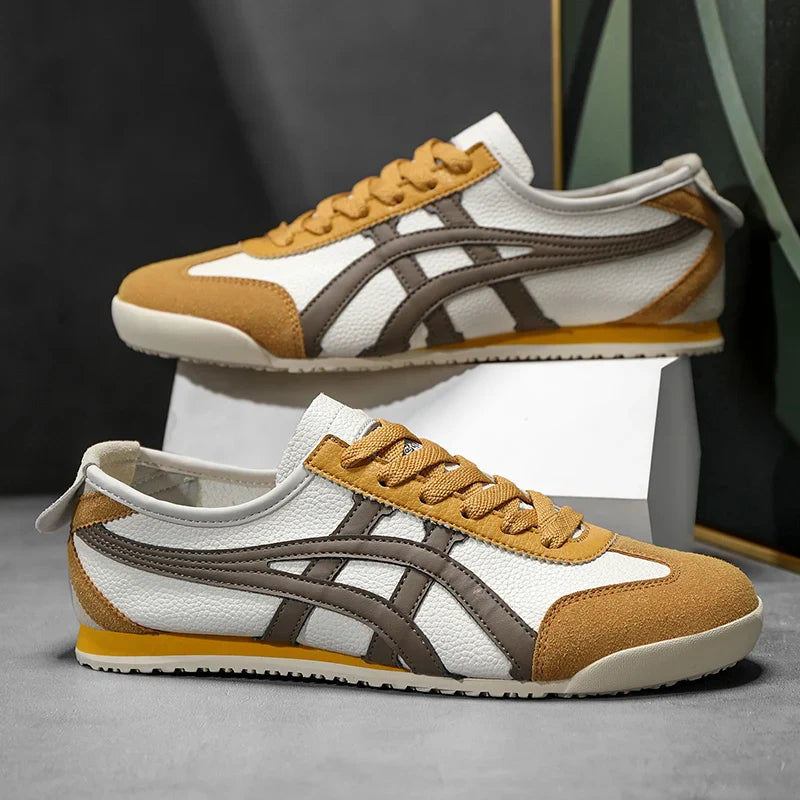 Sneaker Herren | Retro Runner mit Kontraststreifen & Wildleder-Akzenten