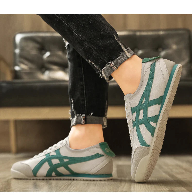 Sneaker Herren | Retro Runner mit Kontraststreifen & Wildleder-Akzenten