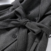 Alicia Gray Mantel mit Gürtel in Langform