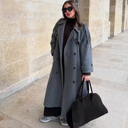 Sandra | Damen Stilvoller und Vielseitiger Wollmantel