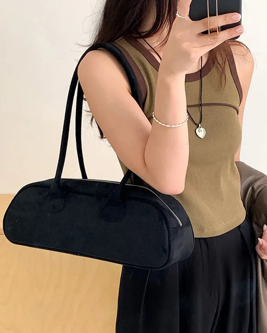 Aveline Vegane Wildledertasche