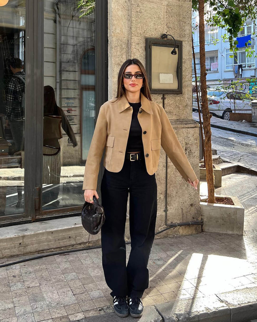 Elara Wildlederjacke